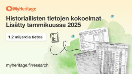 MyHeritage lisää kokoelmiinsa 1,2 miljardia historiallista tietoa tammikuussa 2025