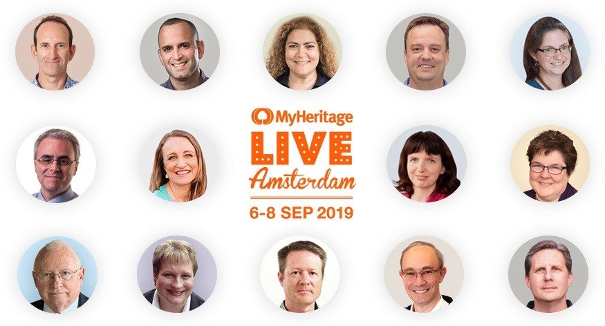 Vuoden 2019 MyHeritage LIVE -käyttäjäkonferenssin puhujaesittely
