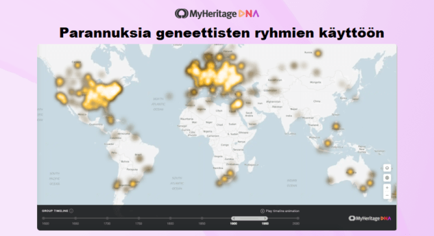 Parannuksia geneettisten ryhmien käyttöön