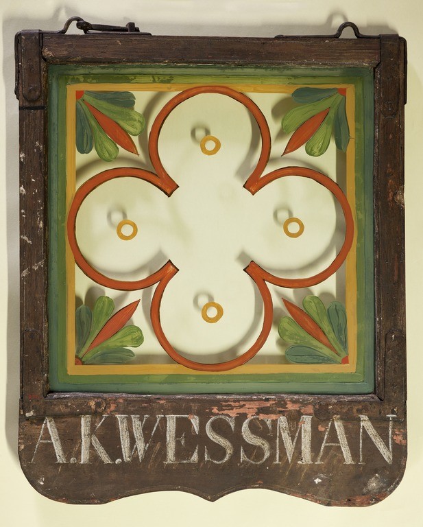 1870 -1880 -luku . liikekilpi, A.K. Wessman, Helsingin kaupunginmuseon kokoelmat