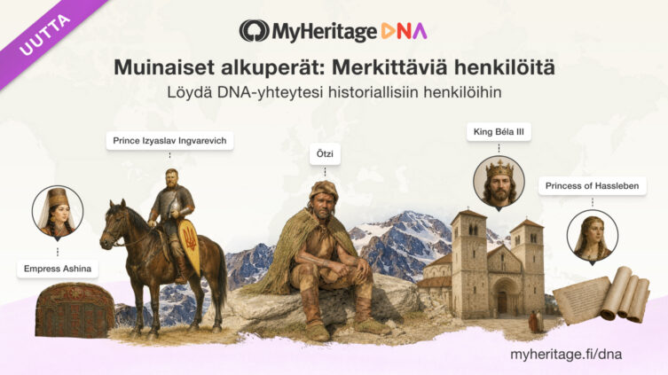 Uutta Muinaiset Alkuperät -ominaisuudessa: Löydä yhteytesi historian merkkihenkilöihin