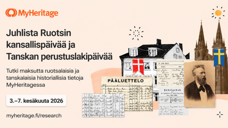 Juhlistamme Ruotsin ja Tanskan kansallispäiviä ilmaisilla historiallisilla tiedoilla