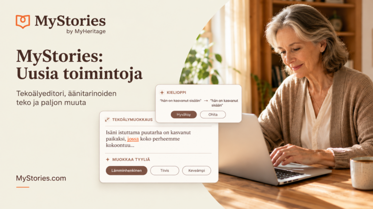 MyStories – Uusia ominaisuuksia
