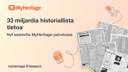 Valtava virstanpylväs: 33 miljardia historiallista tietoa nyt MyHeritage-palvelussa