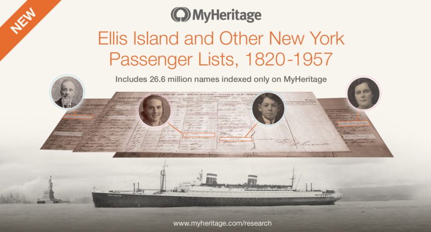 Uutta: Ellis Islandin ja muut New Yorkin matkustajaluettelot