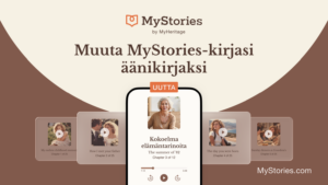 Uutta: Muunna MyStories-kirjasi äänikirjaksi