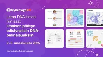 Lataa DNA-tietosi ja nauti ilmaisesta pääsystä edistyneisiin DNA-ominaisuuksiin
