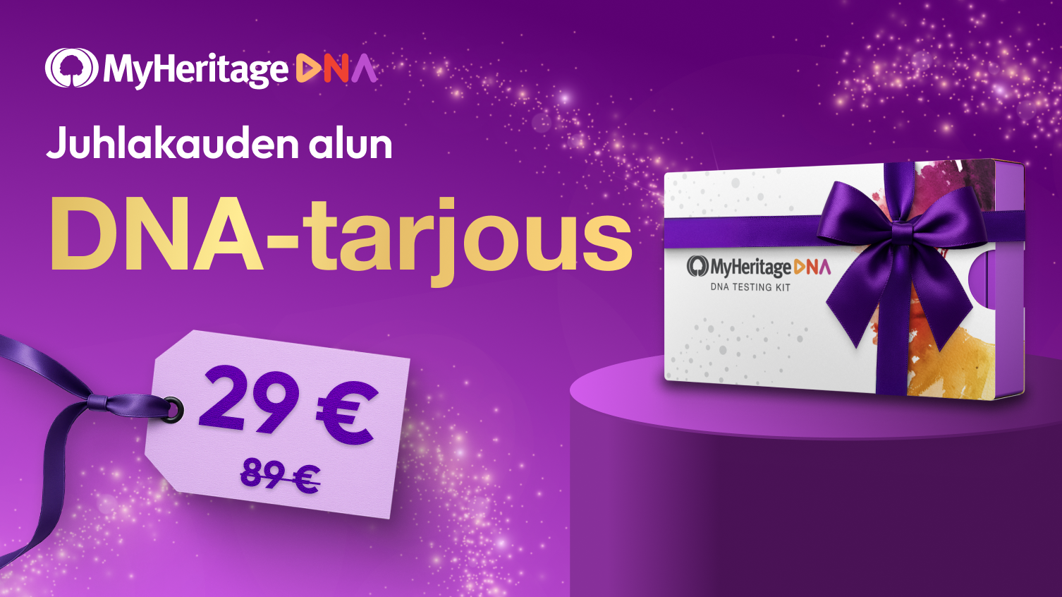 MyHeritagen Early Holiday Shopping DNA -kampanja on alkanut!