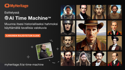 Esittelyssä AI Time Machine™: Muuntaudu historialliseksi hahmoksi tavallisten valokuviesi avulla!