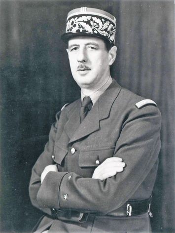 De Gaulle toisen maailmansodan aikana (Lähde: Credit: Office of War Information, Overseas Picture Division, 1945)