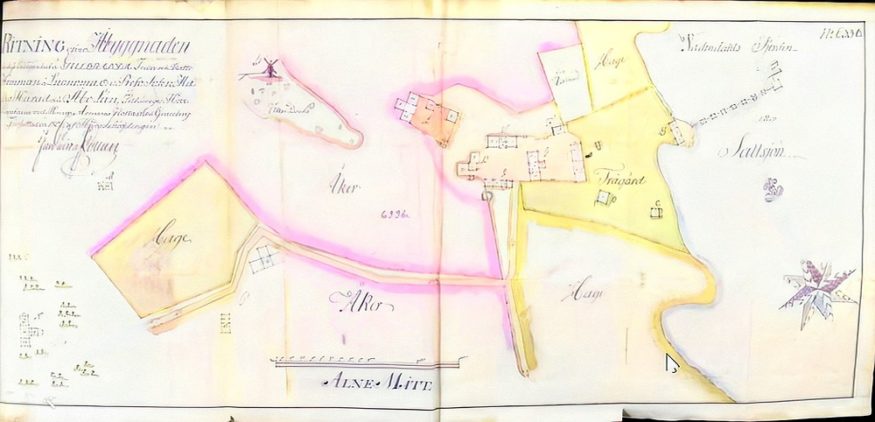 Kuvalähde: sok.riksarkivet.se/bildvisning/BRFV_Karta_k06336001