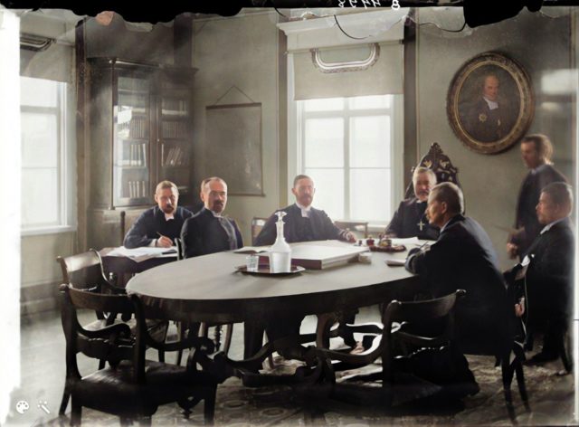Kuopion tuomiokapitulin kokous 1890-luvulla
