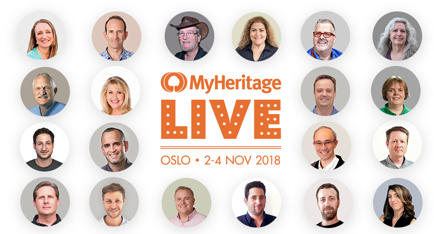 MyHeritage LIVE käyttäjäkonferenssi: Luennoitsijat valokeilassa