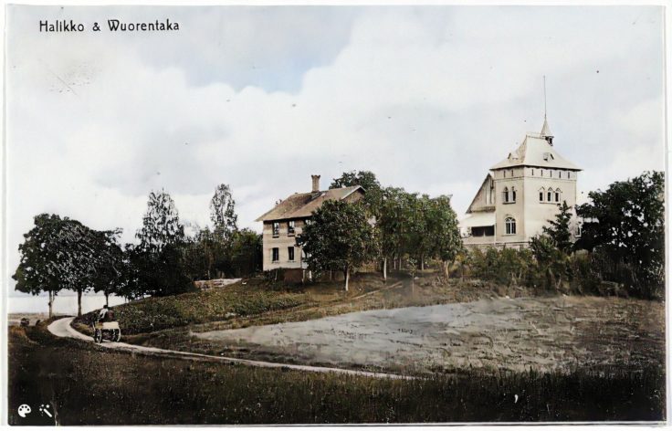 Halikko ja Vuorentaka, Union Postale Universelle, painaja 1874–1883, Museovirasto