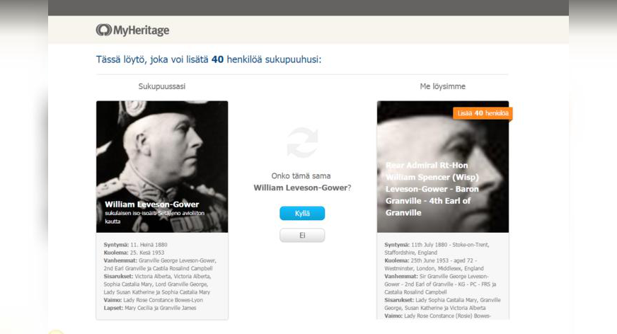 Instant Discoveries™ nyt kaikkien MyHeritage-käyttäjien saatavilla!