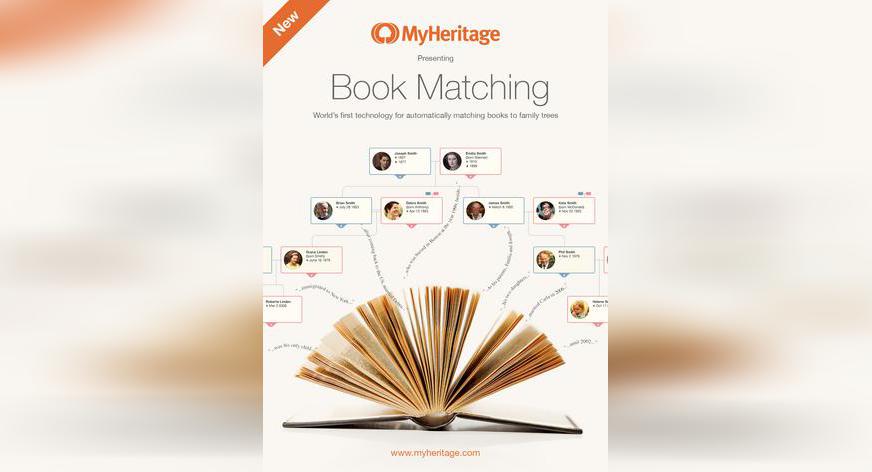 MyHeritage lanseeraa Book Matching -teknologian
