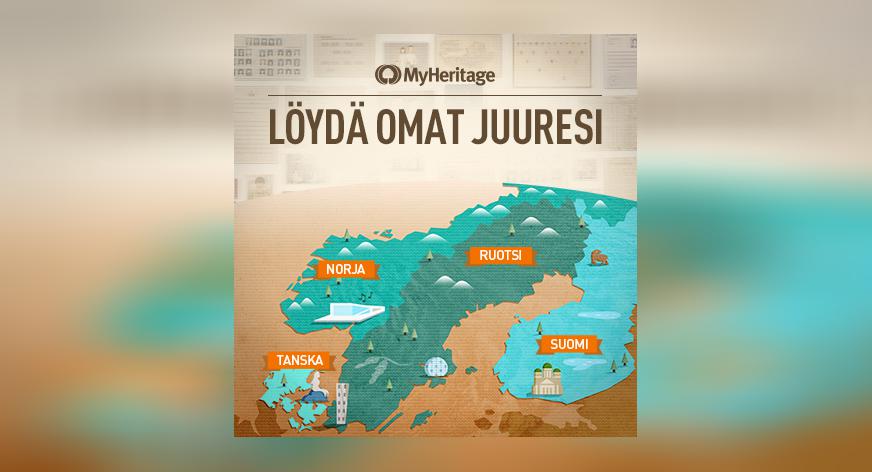 Uutta: MyHeritage lisäsi miljoonia historiallisia tietoja Suomesta!